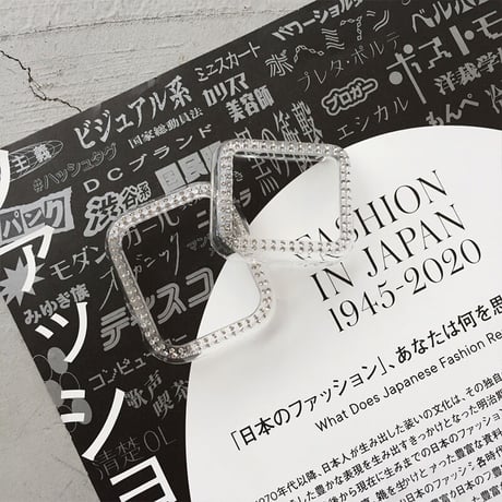 【N132】アップルウォッチ 7 カバー キラキラ 二重ラインストーン applewatch SEカバー 44mm 45mm 49mm