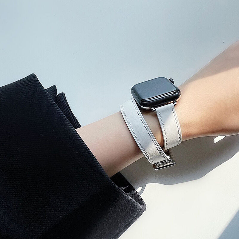 N229】apple watch 二重巻バンド アップルウォッチseries8 7 SE 6 N229】apple watch 二重巻バンド アップルウォッチseries8 7 SE 6