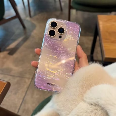 【N546】iphone ケース キラキラ 半 透明 iphone ケース 大人 可愛い