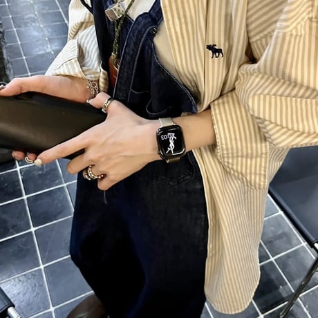 【N487】apple watch series 10 バンド マグネット アップル ウォッチ バンド レザー 女性 人気