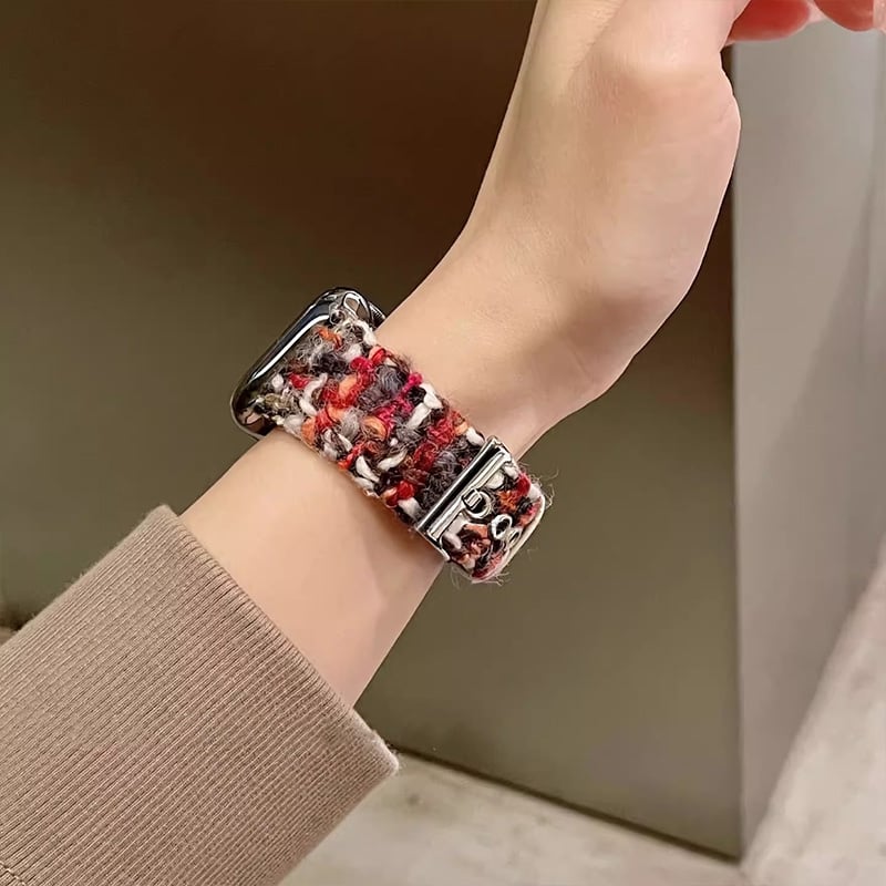 N496】ツイード アップル ウォッチ バンド 高級 apple watch バンド