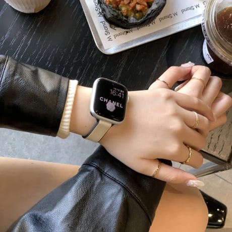 【N602】アップル ウォッチ マグネット バンド apple watch バンド レザー&シリコン