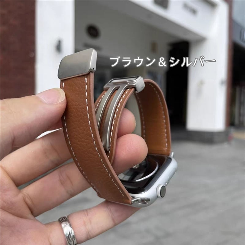 N485】アップル ウォッチ バンド メンズ/女性 レザー apple watch