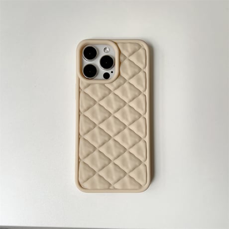 【N299】スマホケース かわいい iphone ケース 韓国 型押しラインiphone16 ケース オフホワイト iphone15/14ケース 保護