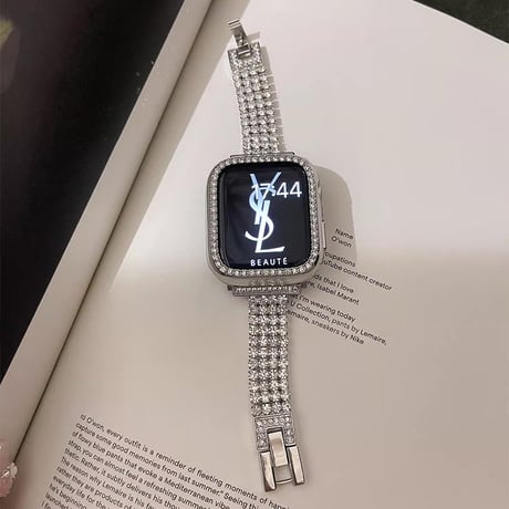 【N213】apple watch バンド キラキラ アップルウォッチ カバー おしゃれ Set