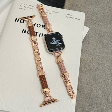 【N668】アップル ウォッチ バンド レザー 細め apple watch バンド かわいい