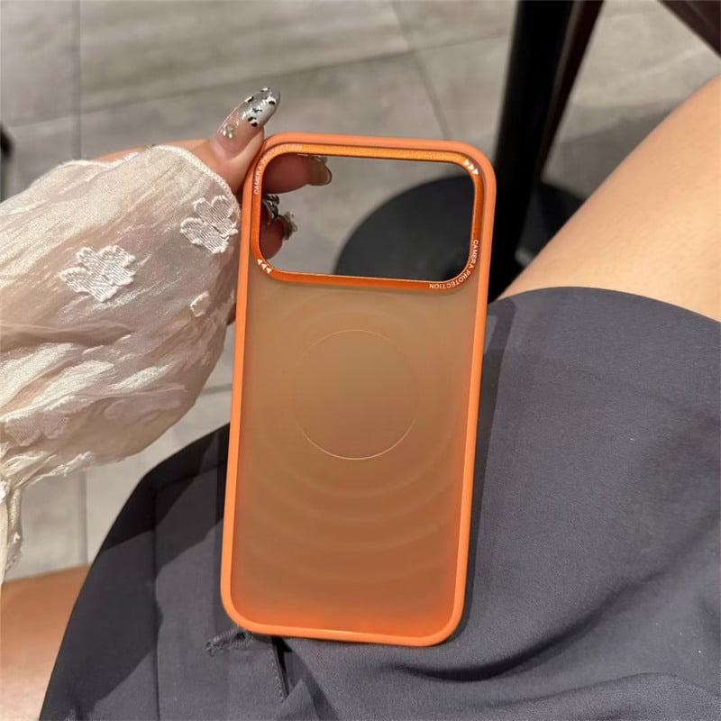 N370】指紋がつかない iphoneケース マット iphone17pro デザート チタ