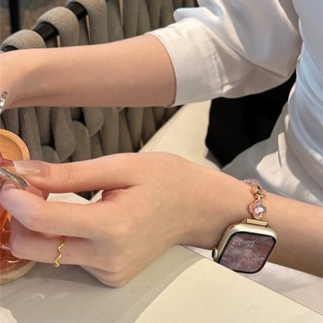 【N552】アップル ウォッチ バンド ブレスレット apple watch バンド キラキラ レディース