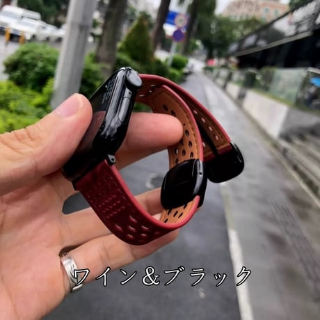 【N761】apple watch 革 バンド 高級 メンズ アップル ウォッチ バンド 蒸れ ない