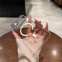 【N172】黄ばまないクリアケース iphone17/16pro ケース magsafe