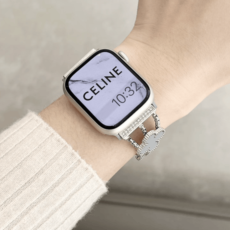 【N702】四葉のクローバー アップル ウォッチ ブレスレット apple watch バンド レディース「apple watchケース付き」