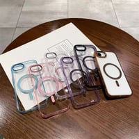 【N682】iphone17e/16e ケース クリア かわいい magsafe 対応 iphone ケース