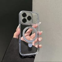 【N610】iphone17/air ケース マグセーフ クリア iphone ケース スタンド 高級