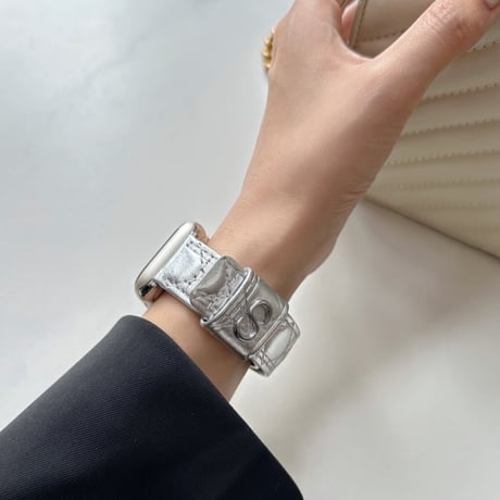 【N685】apple watch 革 バンド 高級 レディース アップル ウォッチ 42ｍｍ バンド 女性 人気