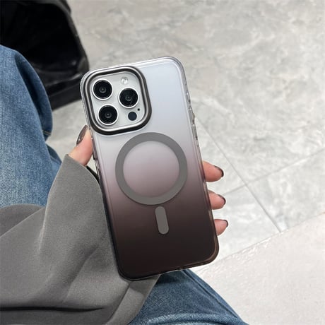 【N517】iphone15 ケース 衝撃に最強 かわいい iPhoneケース グラデーション magsafe対応