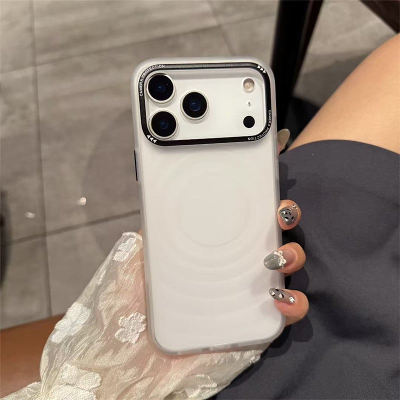 N370】指紋がつかない iphoneケース マット iphone17pro デザート チタ