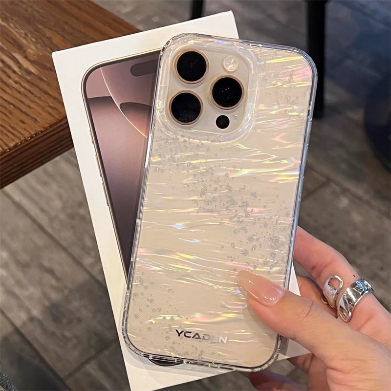 N546】iphone ケース キラキラ 半 透明 iphone ケース 大人