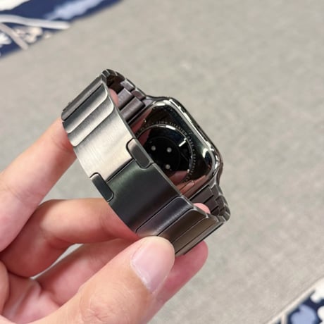 【N832】調節工具不要 アップル ウォッチ バンド ステンレス apple watch リンク ブレスレット 高級 男女兼用