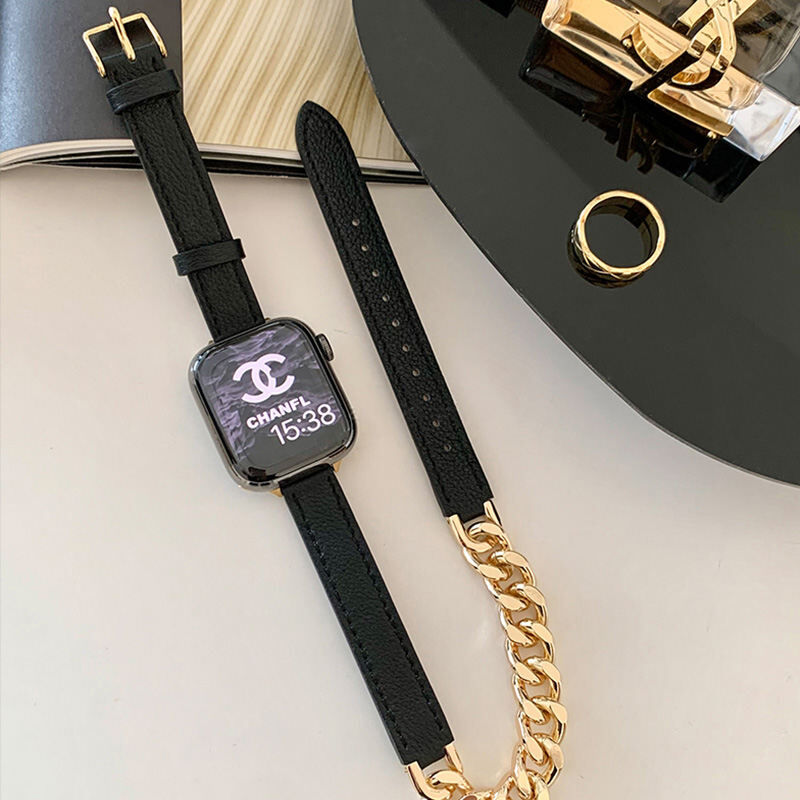 N418】アップル ウォッチ バンド ゴールド apple watch チェーン