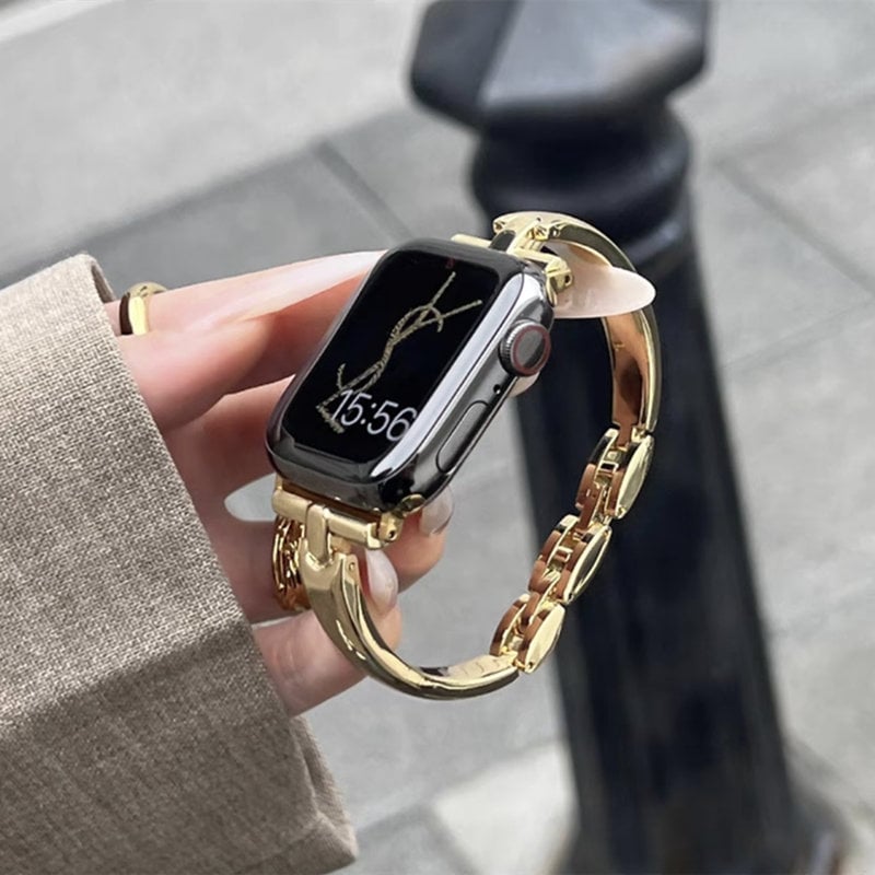 N566】apple watch series 10 バングル シルバー アップル
