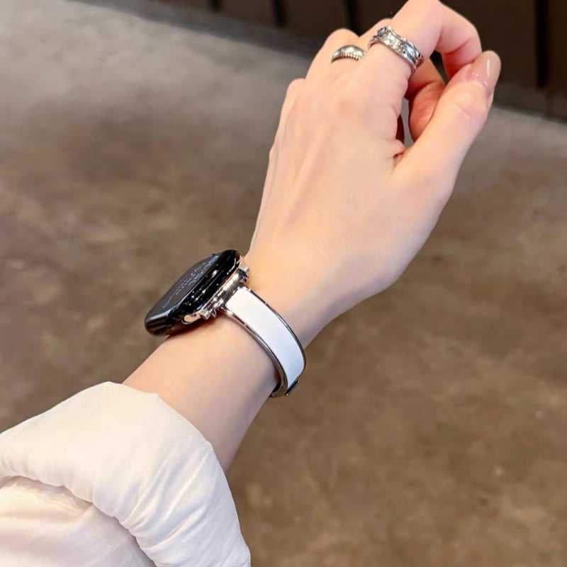 N828】アップルウォッチ バングル 人気 apple watch 11/SE3 バンド か