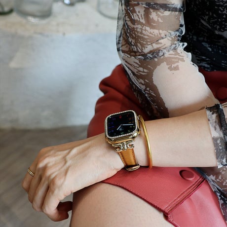 【N452】apple watch バンド レザー アップル ウォッチ バンド ケース キラキラ
