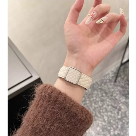 【N758】アップル ウォッチ バンド マグネット レディース/メンズ apple watch se3 バンド レザー