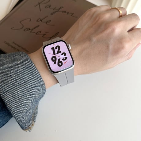 【N646】アップル ウォッチ Series11/SE3対応 バンド シリコン apple watch バンド マグネット 男女兼用