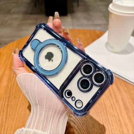 【N751】iphone17 ケース 衝撃 に 強い かわいい スタンド magsafe 対応 クリア ケース おしゃれ