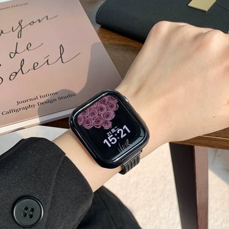 【N571】アップル ウォッチ バンド 女性 人気 apple watch バンド かわいい 細め