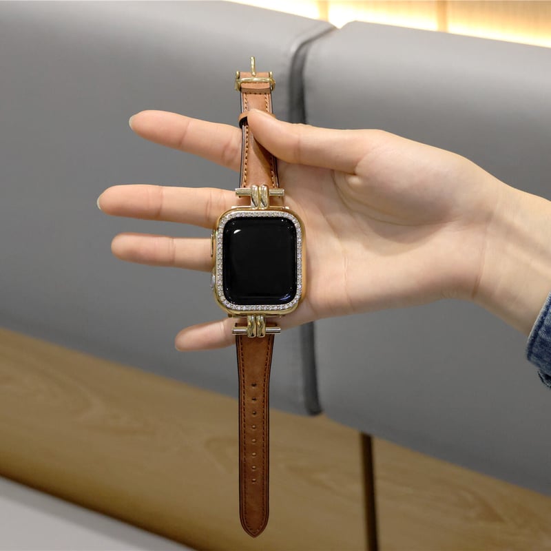 N364】「ケース付き」apple watch レザー バンド おしゃれ 女性