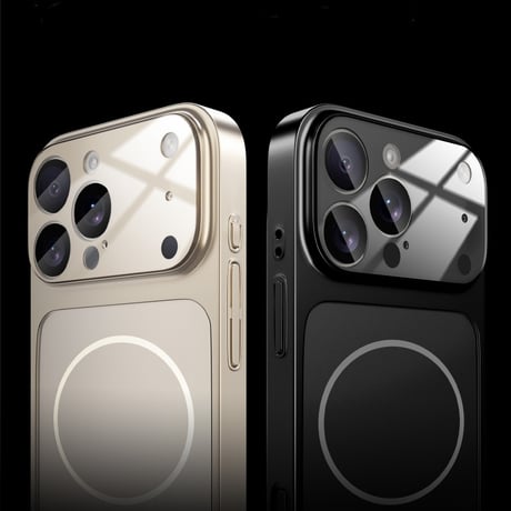 【N744】高品質 iphone17pro オレンジ に 合う ケース マット・ガラス iphone17 ケース カメラ 保護