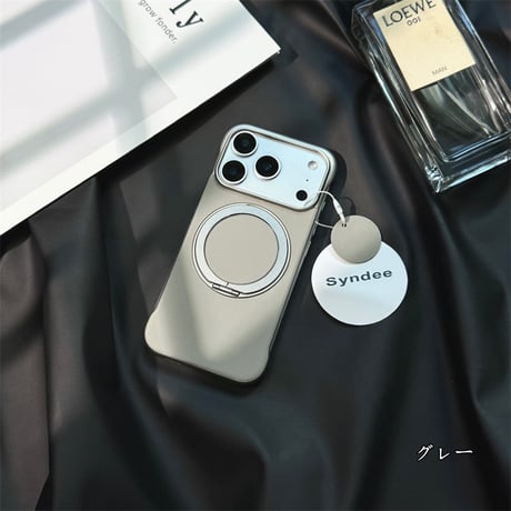【N770】iphoneケース フチなし Galaxy S25 MagSafe ケース スタンド