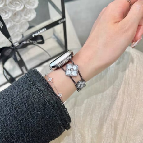 【N686】apple watch ブレスレット 重ね 付け アップル ウォッチ 11 バンド 女性 人気