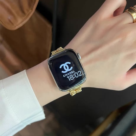 【N699】アップルウォッチバンド キラキラ 蝶々 Series10 apple watchバンド 女性