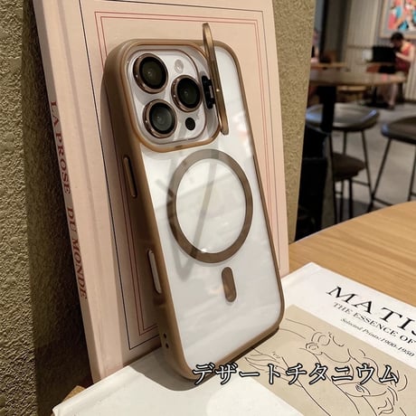 【N655】iphone17/17pro ケース マグセーフ/スタンド iphone ケース カメラ保護リングプレゼント