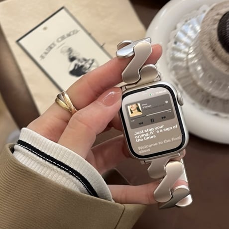 【N595】アップル ウォッチ バンド 女性 人気 apple watch バンド ステンレス