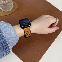 【N593】apple watchバンド 蒸れない 通気 性 アップル ウォッチ バンド マグネット「男女兼用」