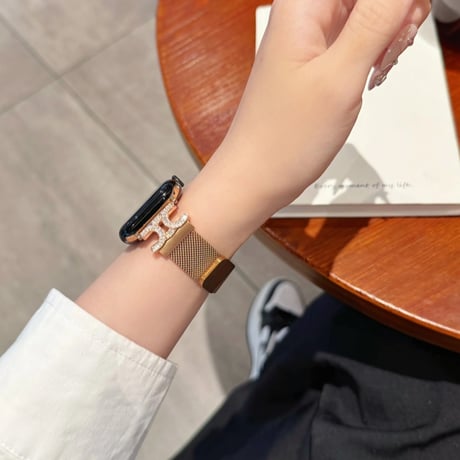 【N815】apple watch バンド 蒸れない アップル ウォッチ バンド ミラネーゼ ループ