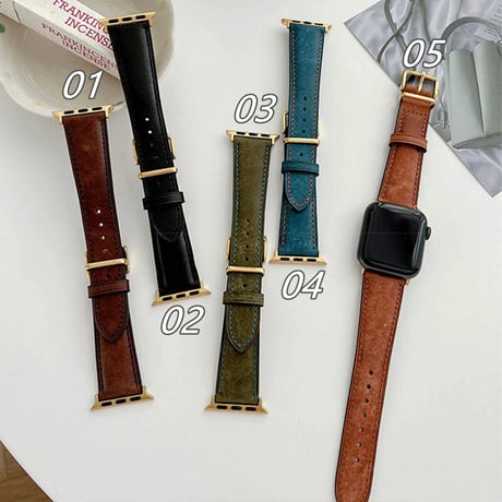 【N311】レトロ風 apple watch series 10/11 バンド 革 メンズ 女性 アップル ウォッチ ウルトラ バンド おしゃれ