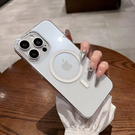 【N119】 iphone クリア ケース 黄 ば ま ない iphone ケース 透明 マグセーフ 高 品質
