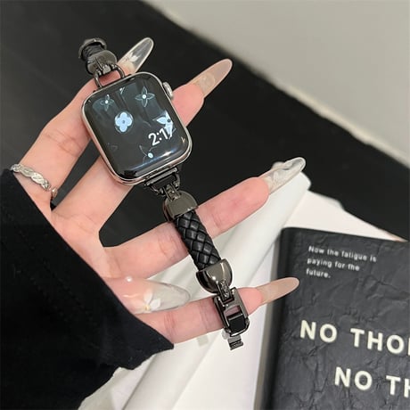 【N668】アップル ウォッチ バンド レザー 細め apple watch バンド かわいい