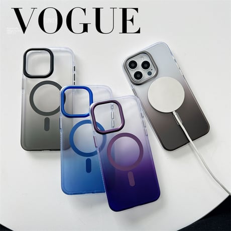 【N517】iphone15 ケース 衝撃に最強 かわいい iPhoneケース グラデーション magsafe対応