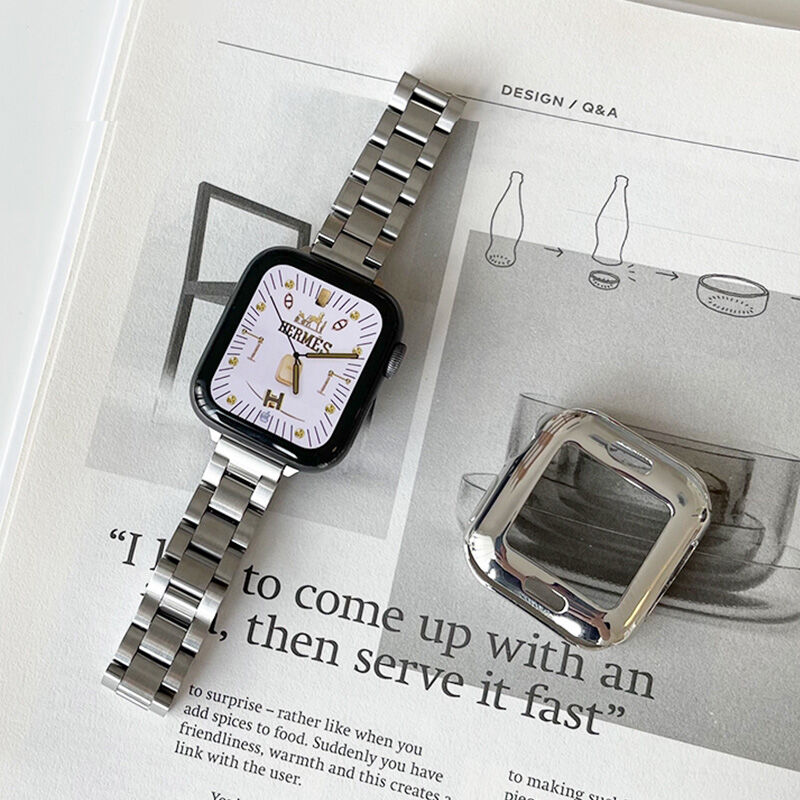N050】apple watch ステンレスバンド 高級 黒 シルバー アップル N050】apple watch ステンレスバンド 高級 黒 シルバー アップル