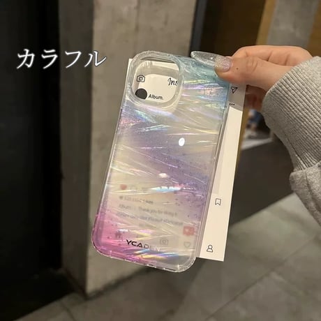 【N546】iphone ケース キラキラ 半 透明 iphone ケース 大人 可愛い
