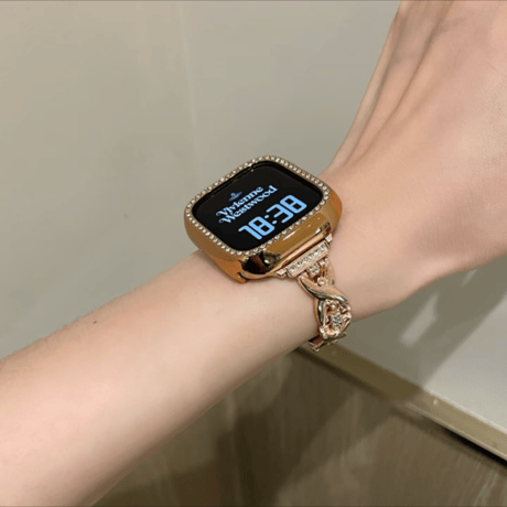 【N807】apple watch バンド ブレスレット アップル ウォッチ 11/se3 バンド キラキラ