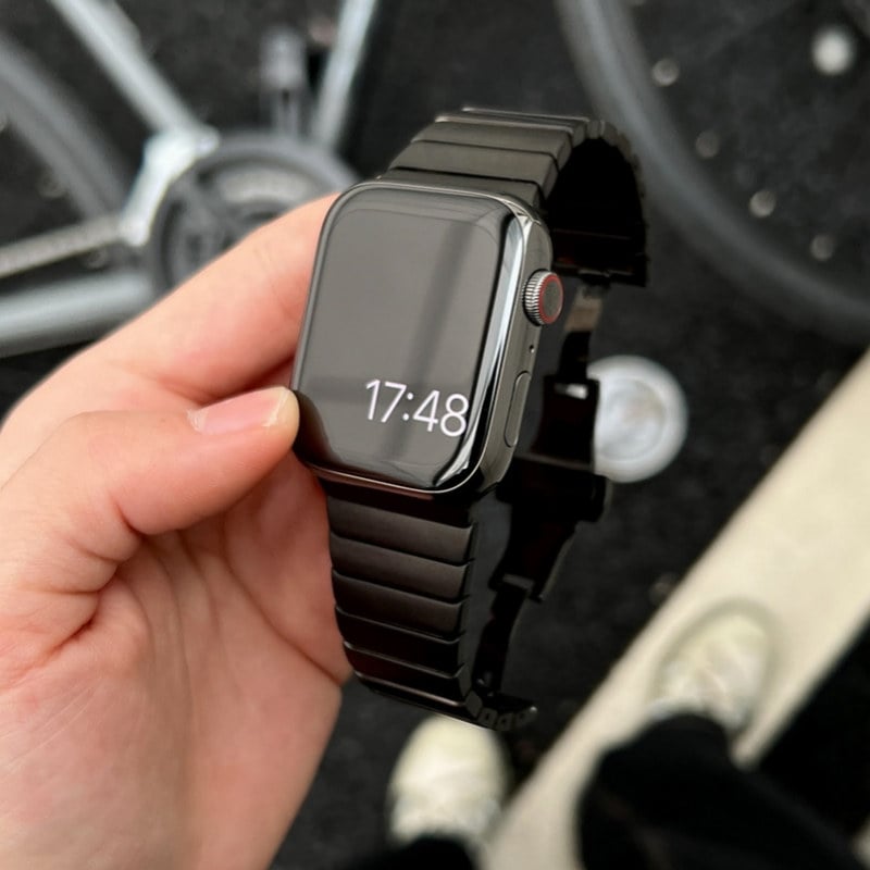 アップルウォッチ純正
42mm ゴールド/レッド
ナイロンバンド　新品未開封！！ Apple Watch Series 11 (GPSモデル) - 46mmジェットブラック