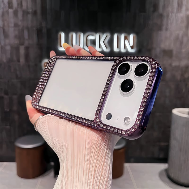 N782】iphone17/17pro ケース キラキラ iphoneケース クリア おしゃ