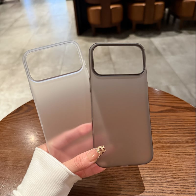 N776】Iphone ケース マット クリア iPhoneケース シンプル 高級感 | h