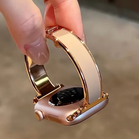 【N828】アップルウォッチ バングル 人気 apple watch 11/SE3 バンド かわいい